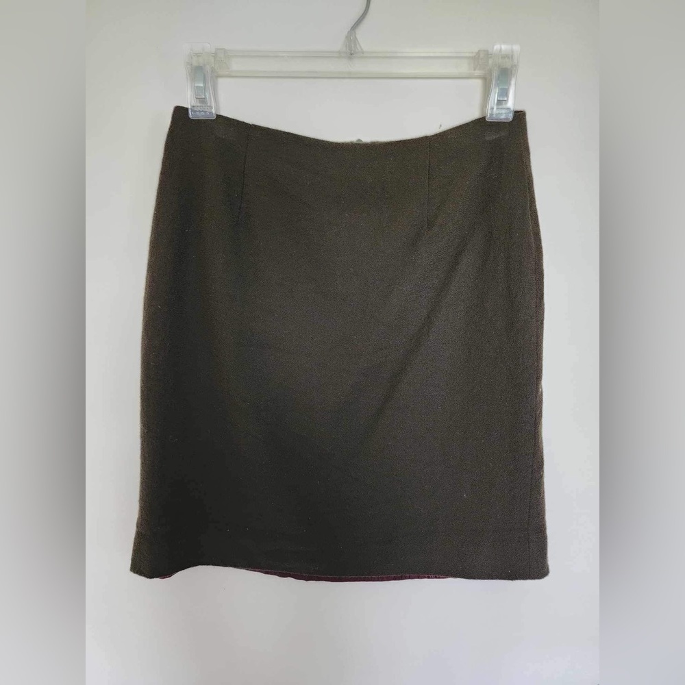 Olive Green Mini Skirt